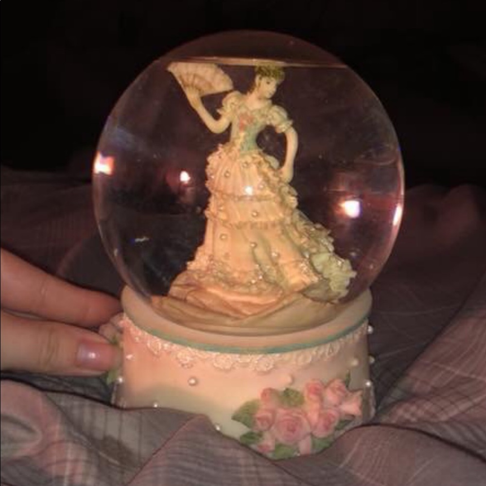 A snow globe
